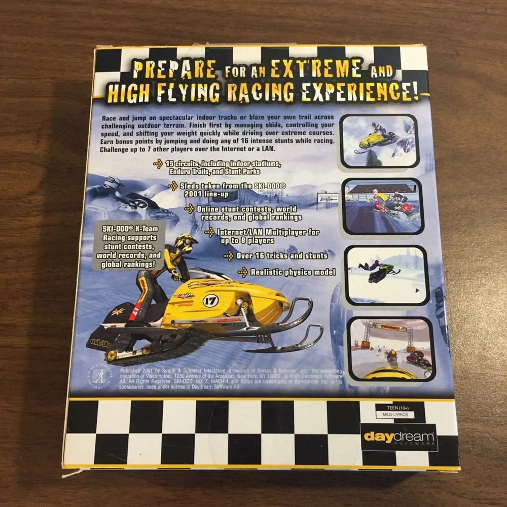 Ski-Doo Team Racing PC Game - Yellow